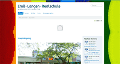 Desktop Screenshot of emil-langen-realschule.de