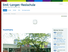 Tablet Screenshot of emil-langen-realschule.de